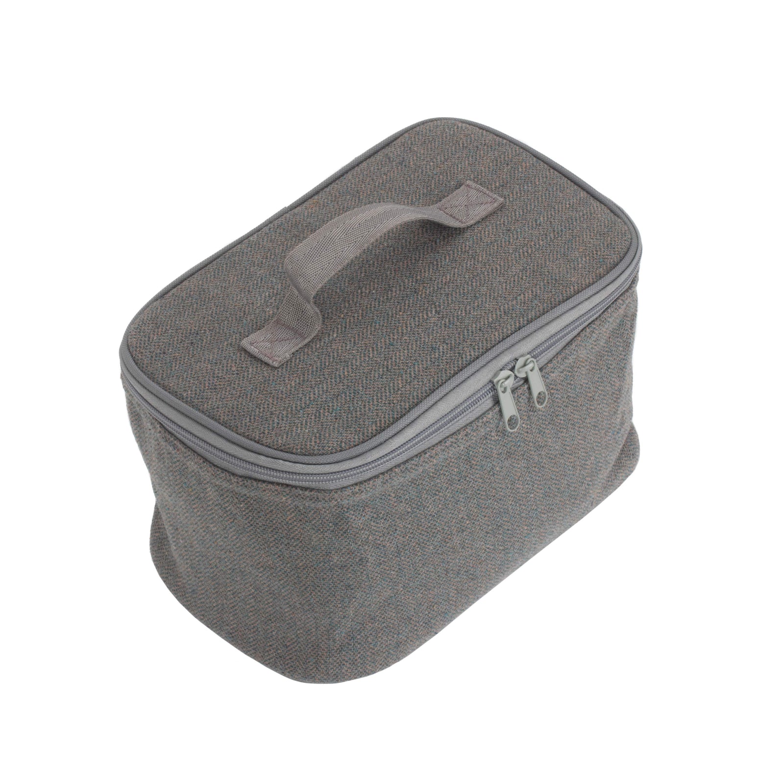 H166 Polyester Grey Tweed Chiller Bag