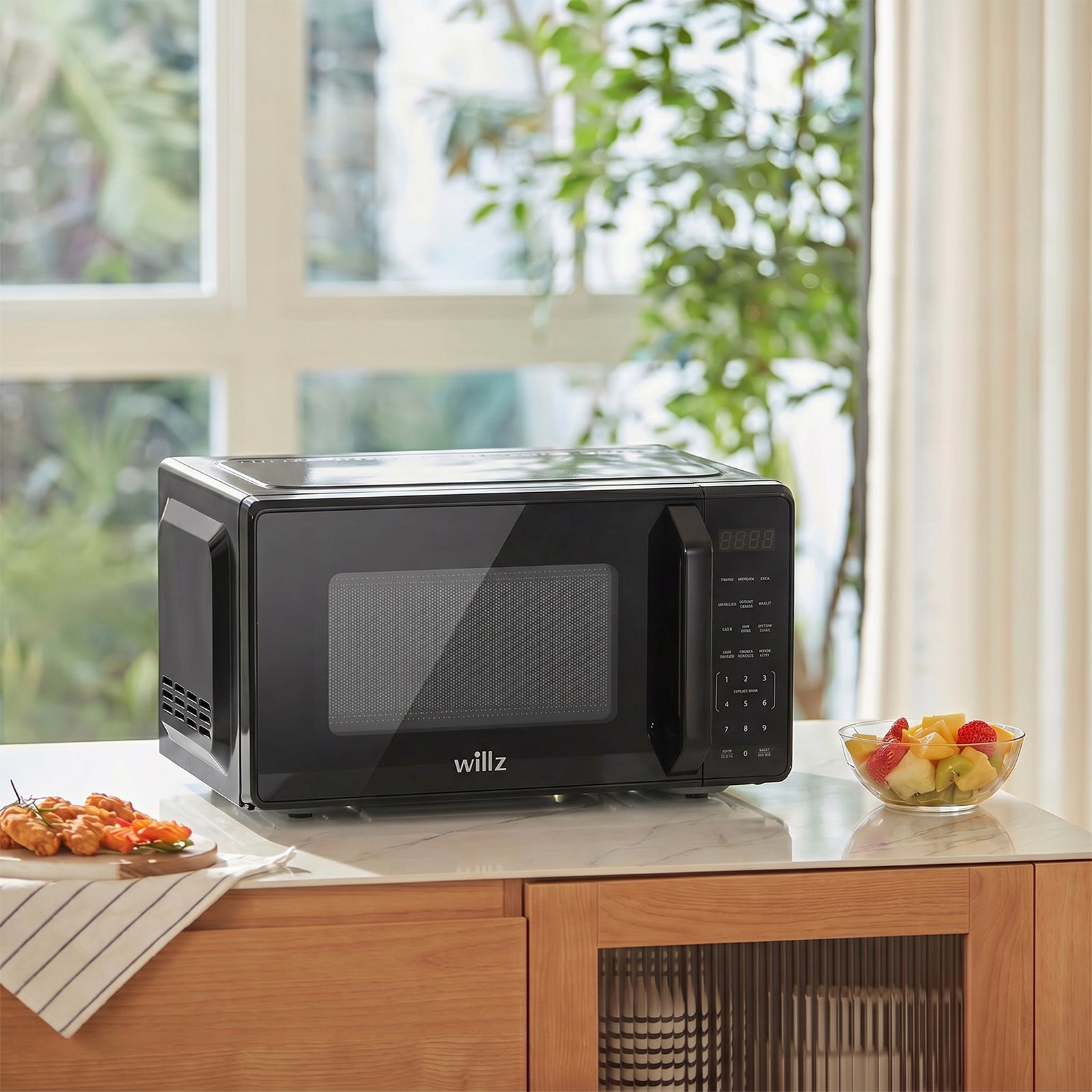 20l Digital Microwave Oven 700w With 6 Power Levels & Timer