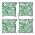 Tropical Indoor Outdoor Cushion Set Of 4 Water Resistant Cushions