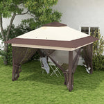 3.6 X 3.6m Pop-up Tent Gazebo Shelter Instant Canopy Steel