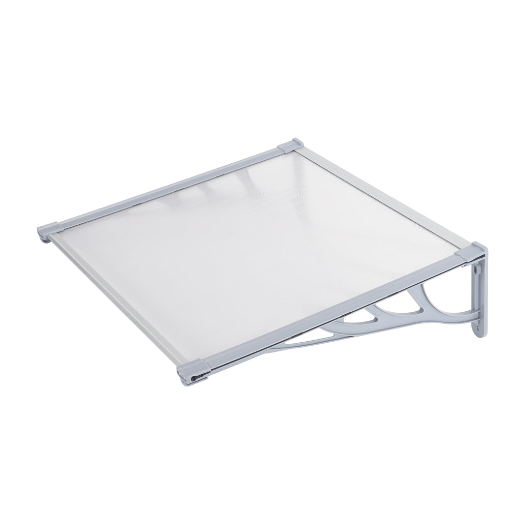 120cm W X 90cm D X 28cm H Door Window Awning Canopy Rain Cover