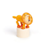 3pcs Wooden Animal Push Ups For Kids