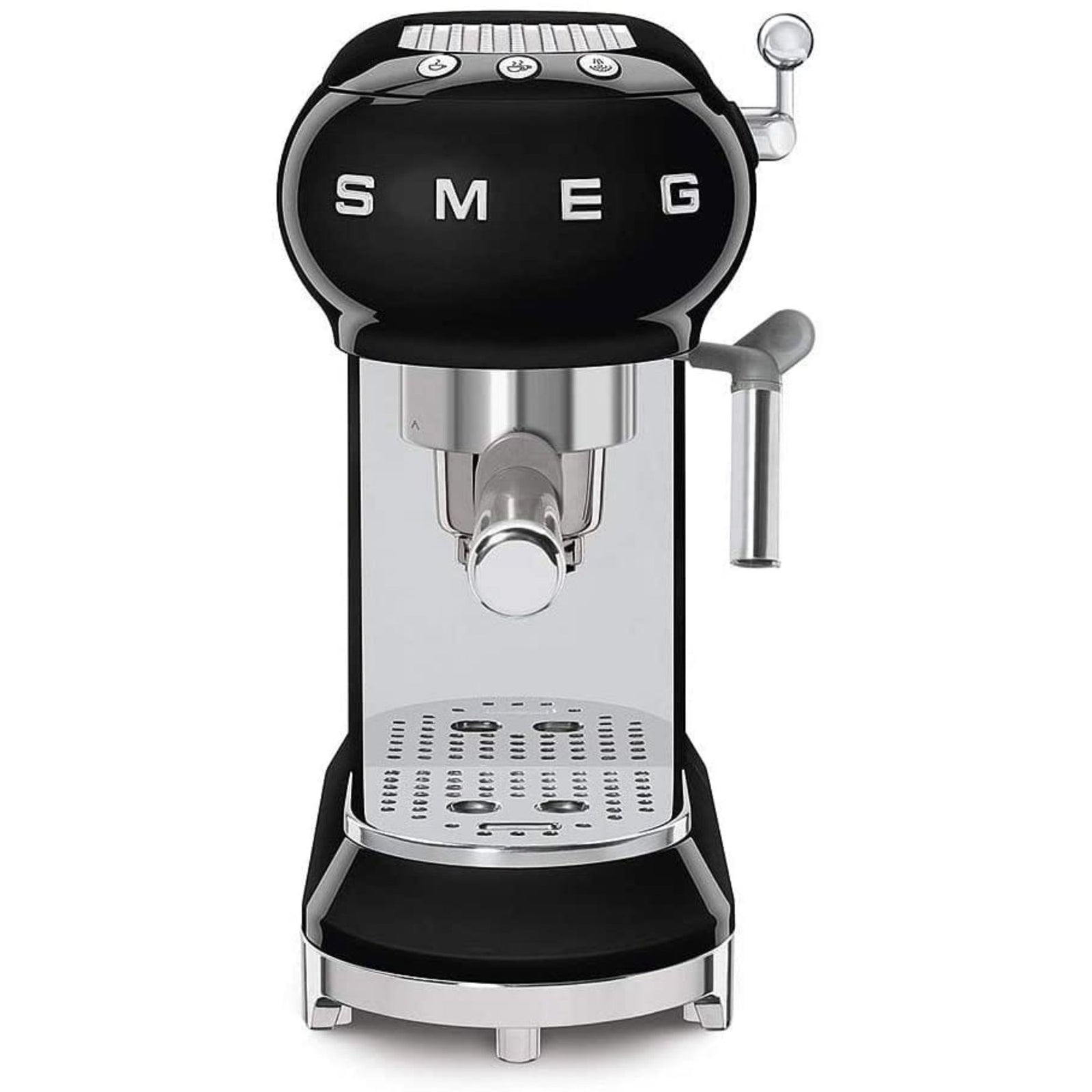 Ecf01 Retro Style Espresso Coffee Machine | Black