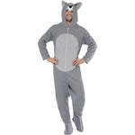 Wolf Costume, With Hooded All In One | Medium