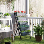 5-tier Raised Garden Bed, Ladder Planter With 5 Removable Boxes