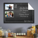 Peel And Stick Memo Black Chalkboard Paper Vinyl, 12" X 18"