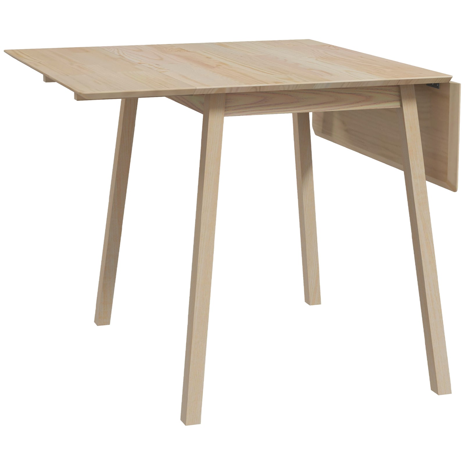 Folding Dining Table For Small Space Wood Drop Leaf Table | Natura
