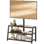 HOMCOM Tv Stand Cabinet With Swivel Bracket For 32 - 70 Inch Tvs