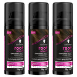 Root Retouch Temporary Root Cover Spray Dark Brown 70g 3 Pack