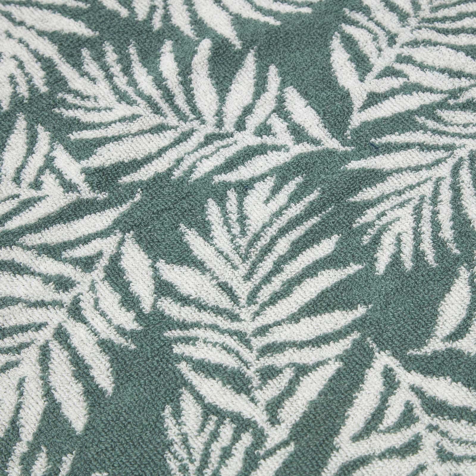 Botanical Pattern 100% Cotton Hand Towel | Hand Towel | Green