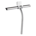 Stainless Steel Shower Squeegee With Self-adhesive Hook | Chromed Stainless Steel