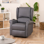 Corcoran Electric Riser Recliner With Massage And Heat | Gray