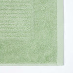 Imperial Plain Turkish Cotton Bath Mat | 50 x 80cm | Sage Green
