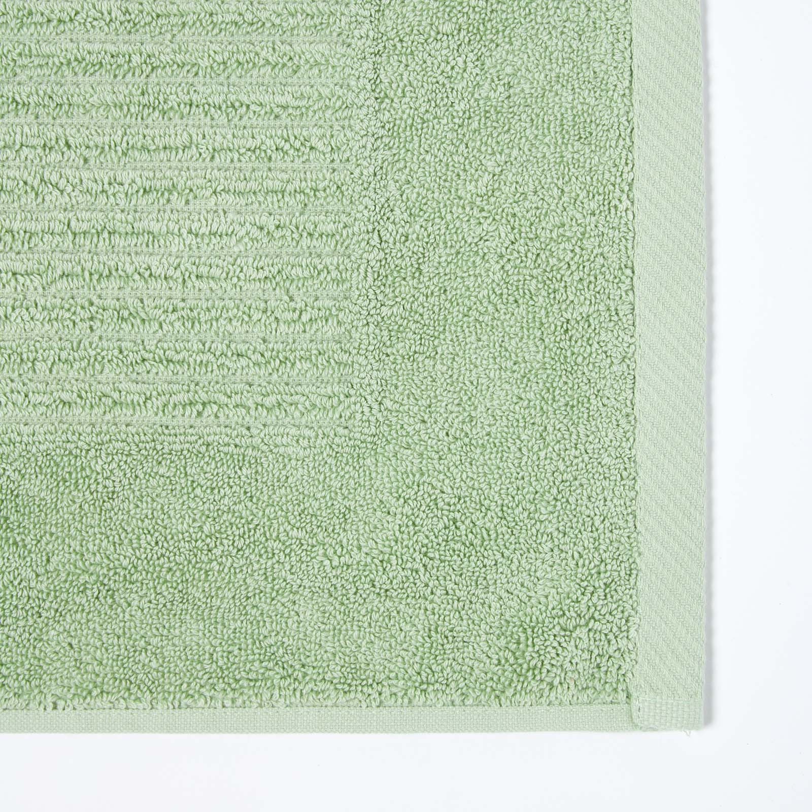 Imperial Plain Turkish Cotton Bath Mat | 50 x 80cm | Sage Green
