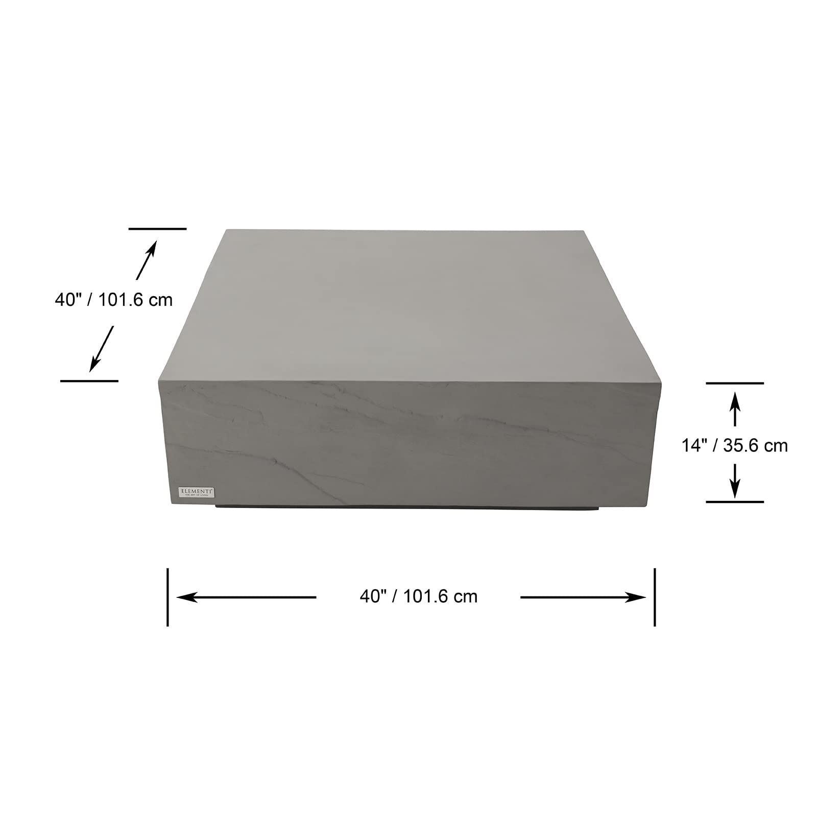 Colorado Grc Large Coffee Table | Large | Space Grey