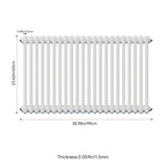 6155 Btu Horizontal 3 Column Radiator