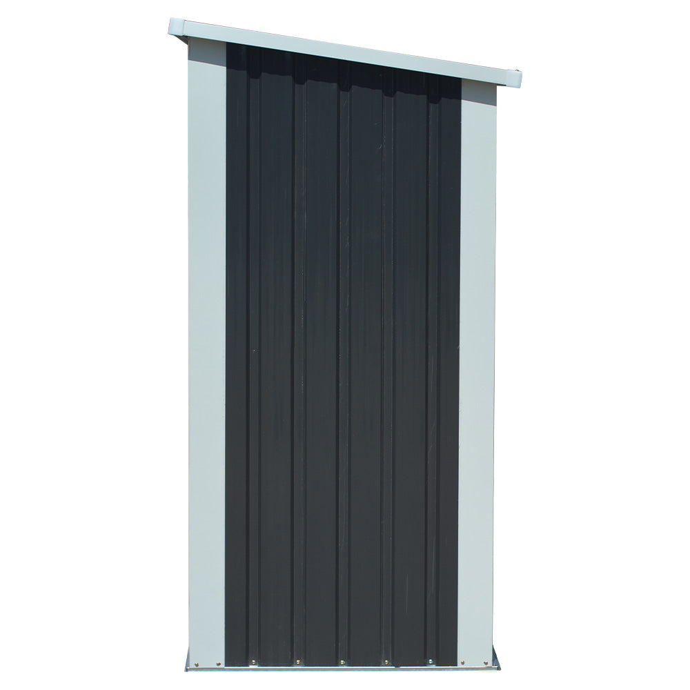 Outdoor Steel Firewood Rack Zinc Steel Firewood Log Storage Shed