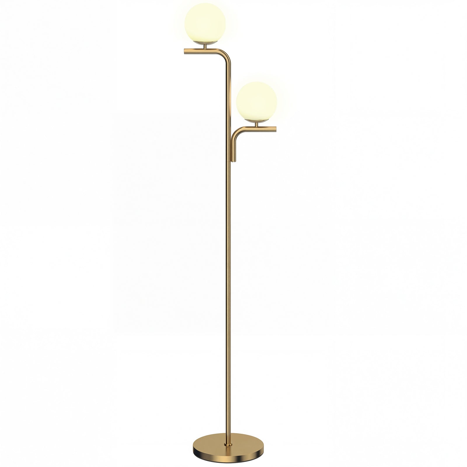 Floor Lamp With 3 Colour Temperatures, Modern Standing Lamp | Gold