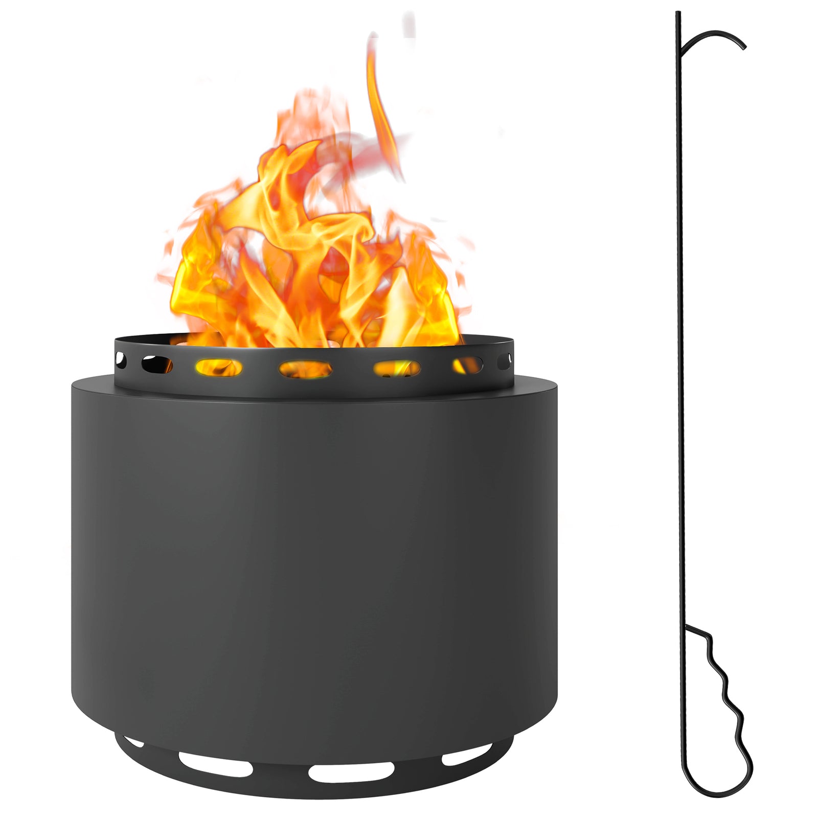 48.5cm Smokeless Wood Burning Firepit