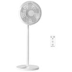 40 Cm Standing Pedestal Fan, Quiet Electric Cooling Floor Fan | White