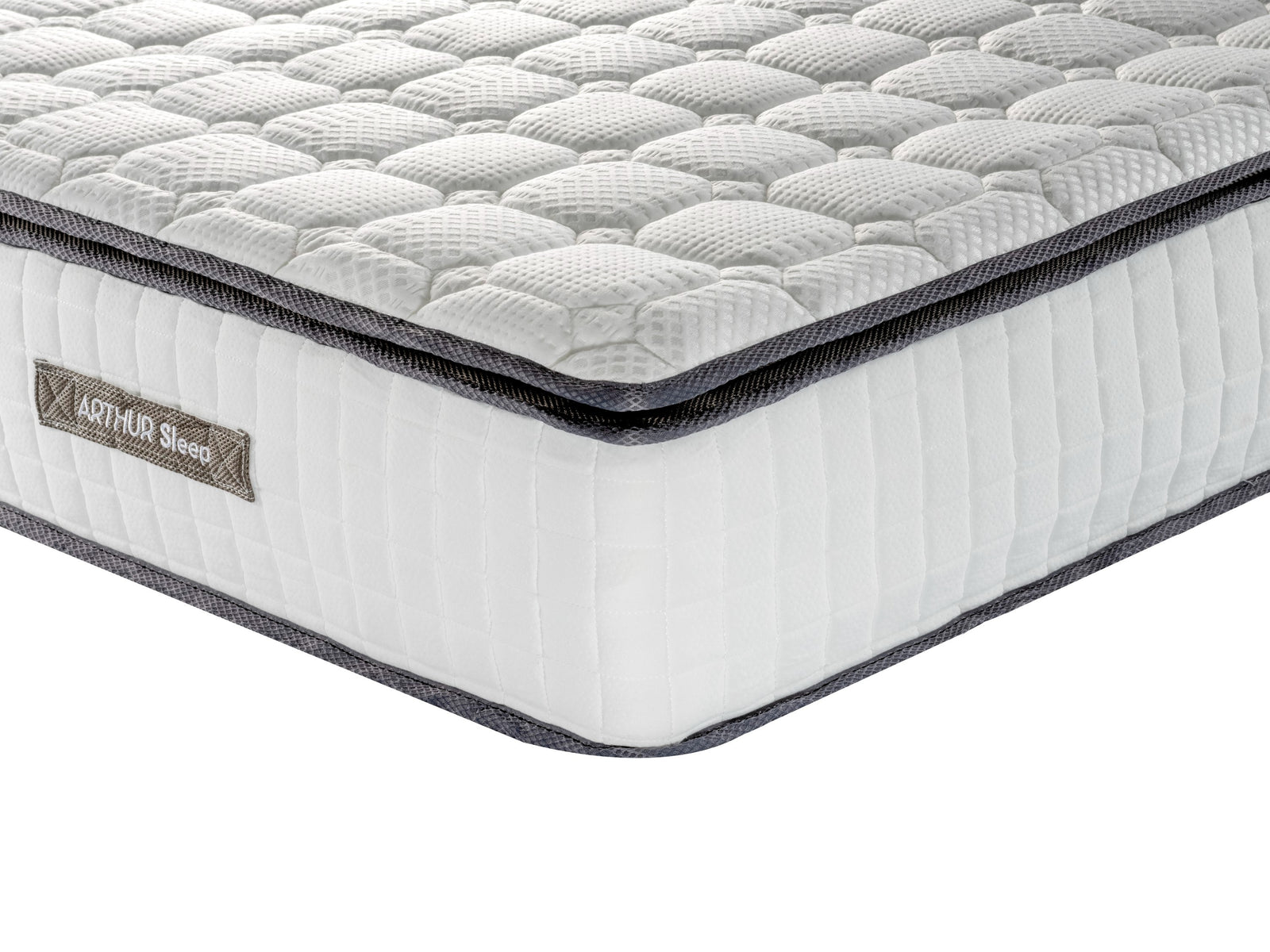 Spare Arthur 1500 Medium Firm Hybrid Mattress | Single | White