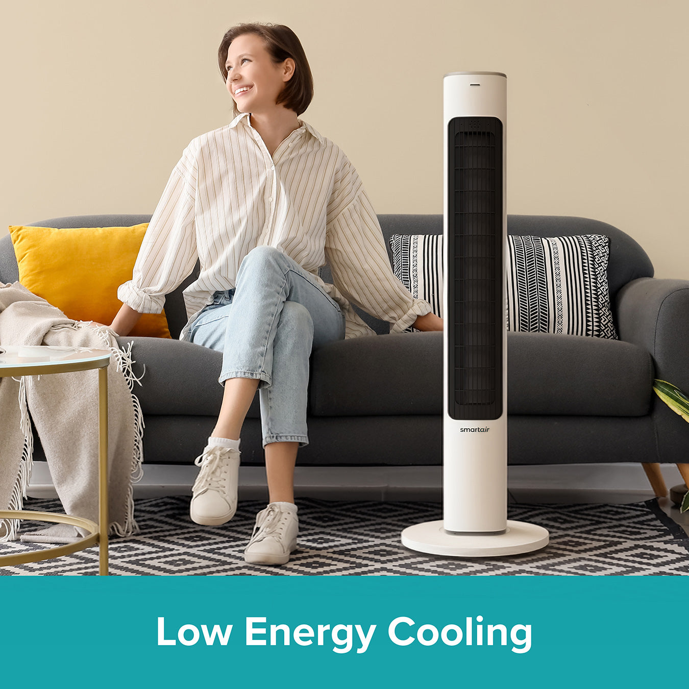 Tower Fan 2-in-1 Fan & Air Purifier