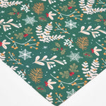 Festive Forest Green Christmas Napkins, Set Of 4