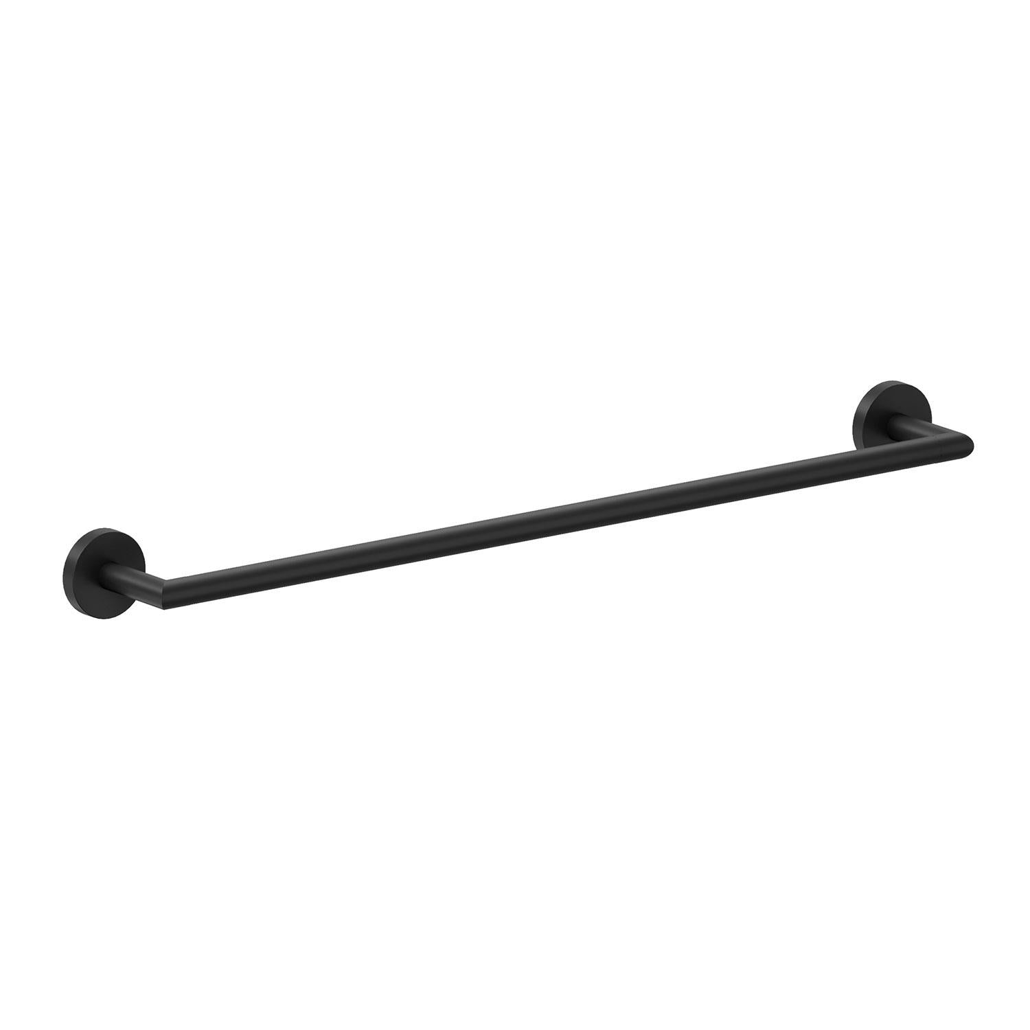 Towel Rail, 40cm, Matt Black, Hidden Fixings, Start Collection