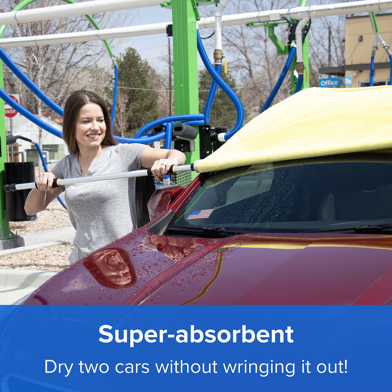 Microfibre Car Drying Towel | Large | Yellow