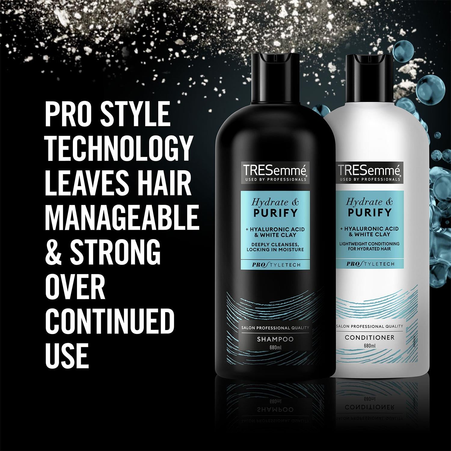 Shampoo Hydrate & Purify For Greasy Hair With Hyaluronic Acid, 680ml