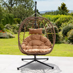 Risborough Swing Egg Pod Chair | Brown