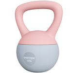 Kettlebell W/ Soft Body, Non-slip Handle | 6kg | Pink