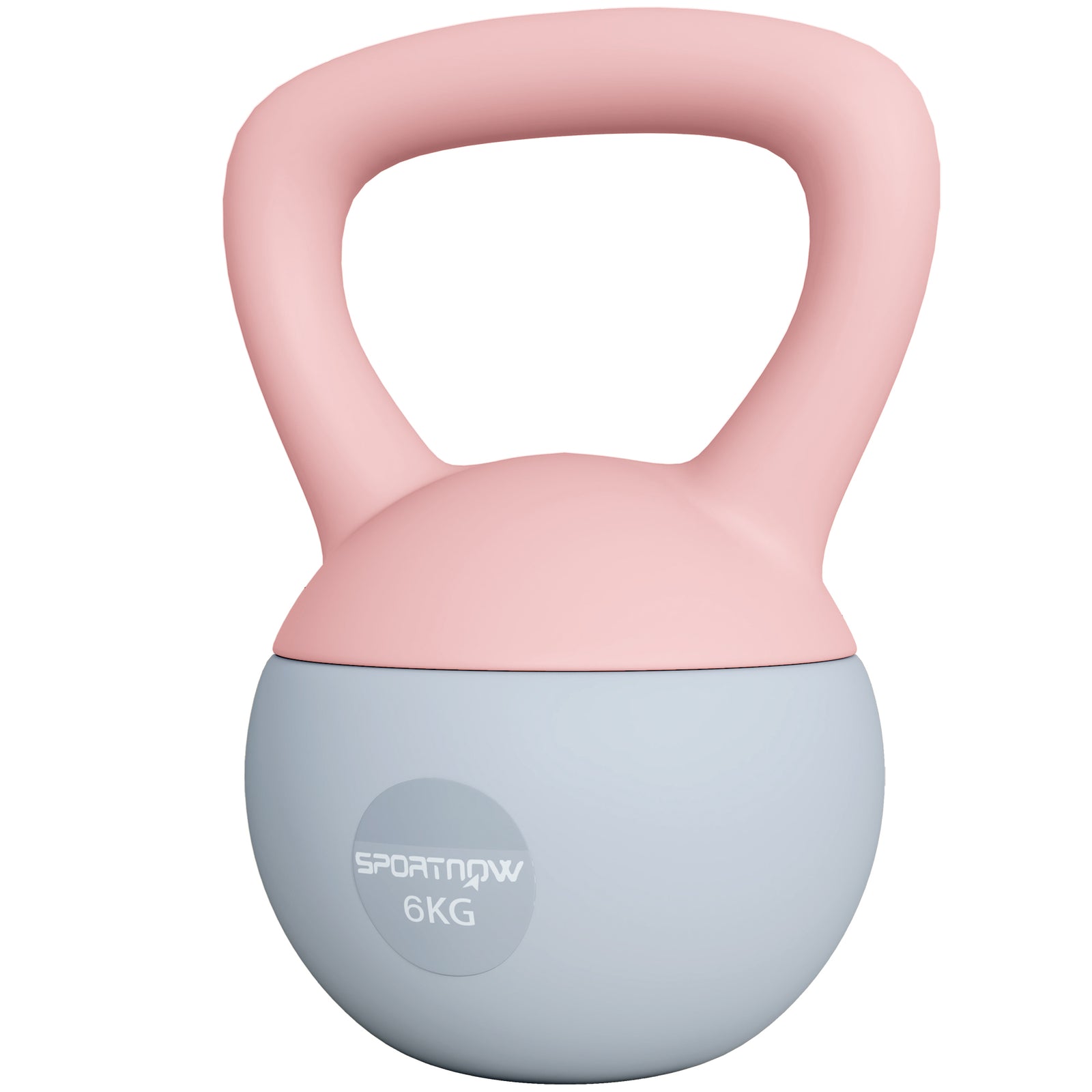 Kettlebell W/ Soft Body, Non-slip Handle | 6kg | Pink
