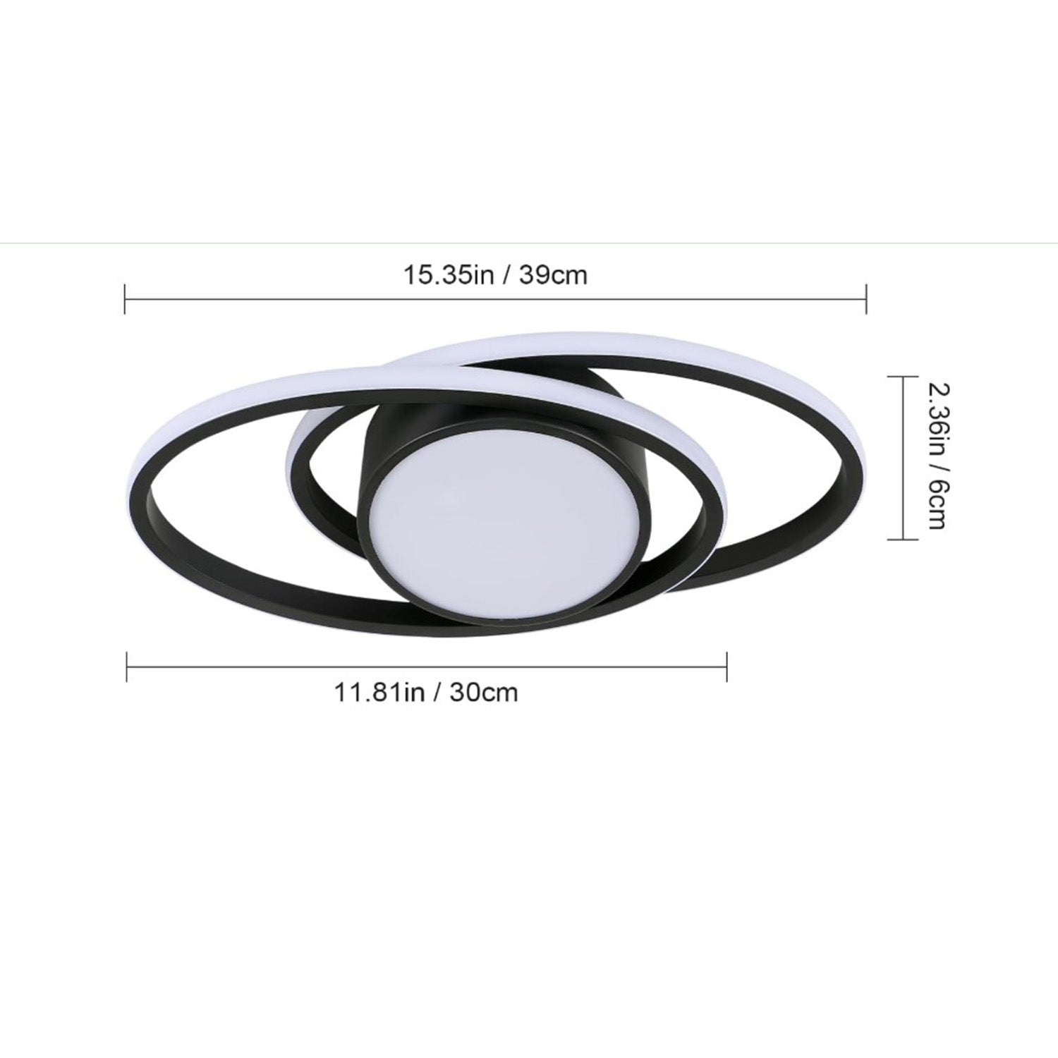 Bath Plus TB+ Modern Oval Led Ceiling Light