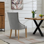 Set Of 2 Ravenna Velvet Dining Chairs | Silver
