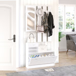 Entryway Organizer Shoe Storage Space Saving Mirror Chest