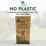 Compostable Dog Waste Bags - 4 X 4 Rolls Of 15 Bags - 240 Bags