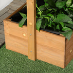 4-tier Raised Garden Bed Vertical Planter Orange