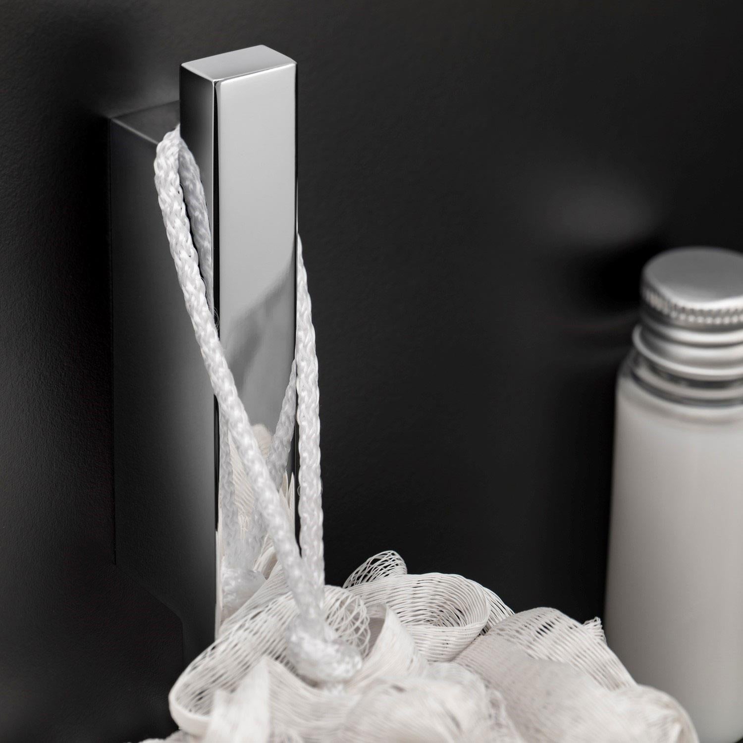 Towel Hook, Robe Hook, Coat Hook, The Grid Collection | Chrome
