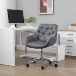 Velvet Home Office Chair Adjustable | Dark Gray