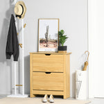 12/18 Shoe Storage Cabinet 4/6 Shelves 2/3 Drawers 4 Legs | Medium | Natura
