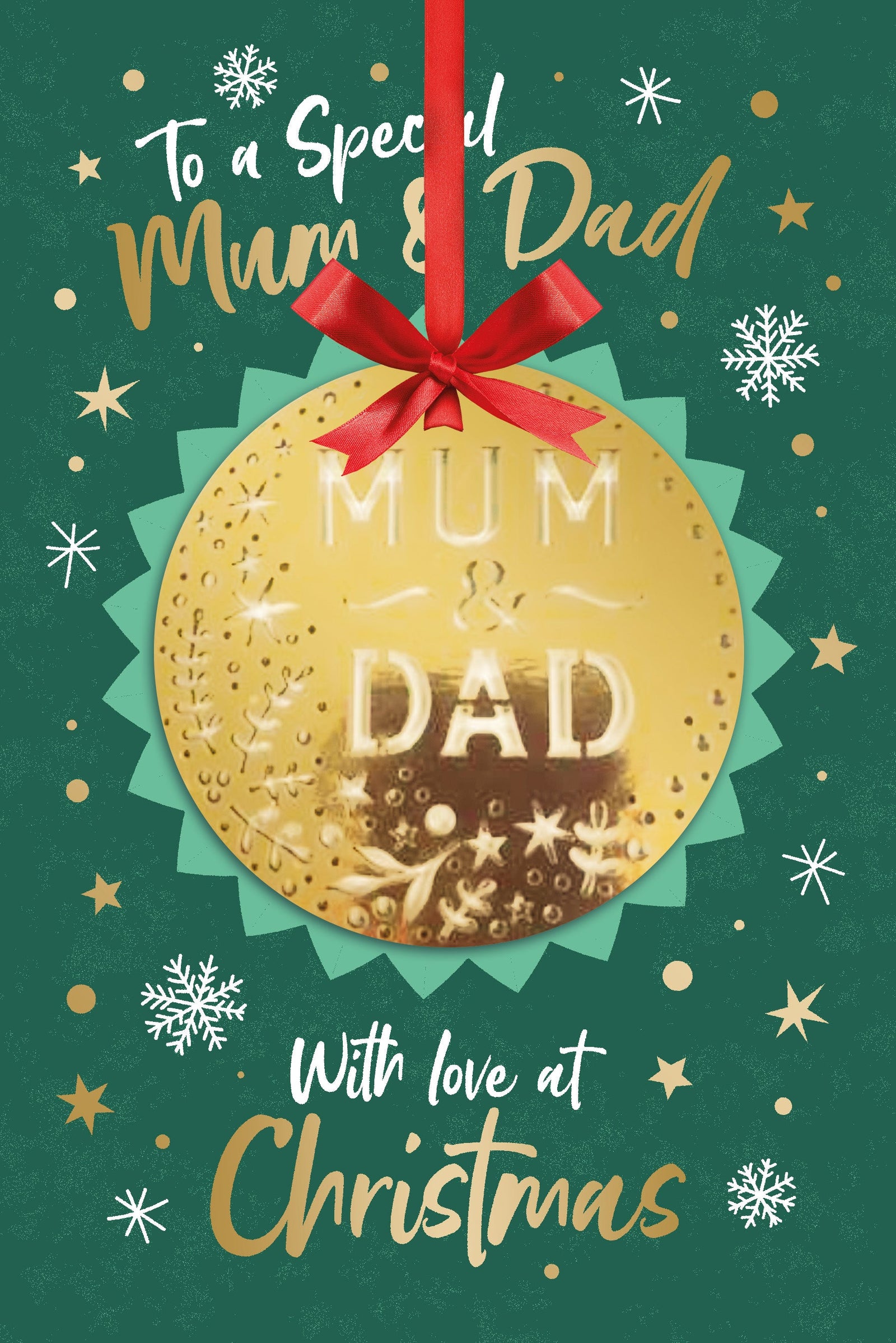 Danilo Promotions Danilo Promotions Mum & Dad Parents Christmas Card Official Product