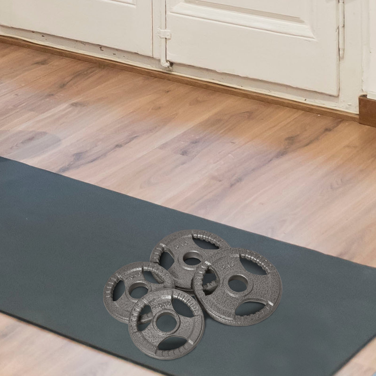 2" Olympic Weight Plates Set - 2 X 5kg | Silver