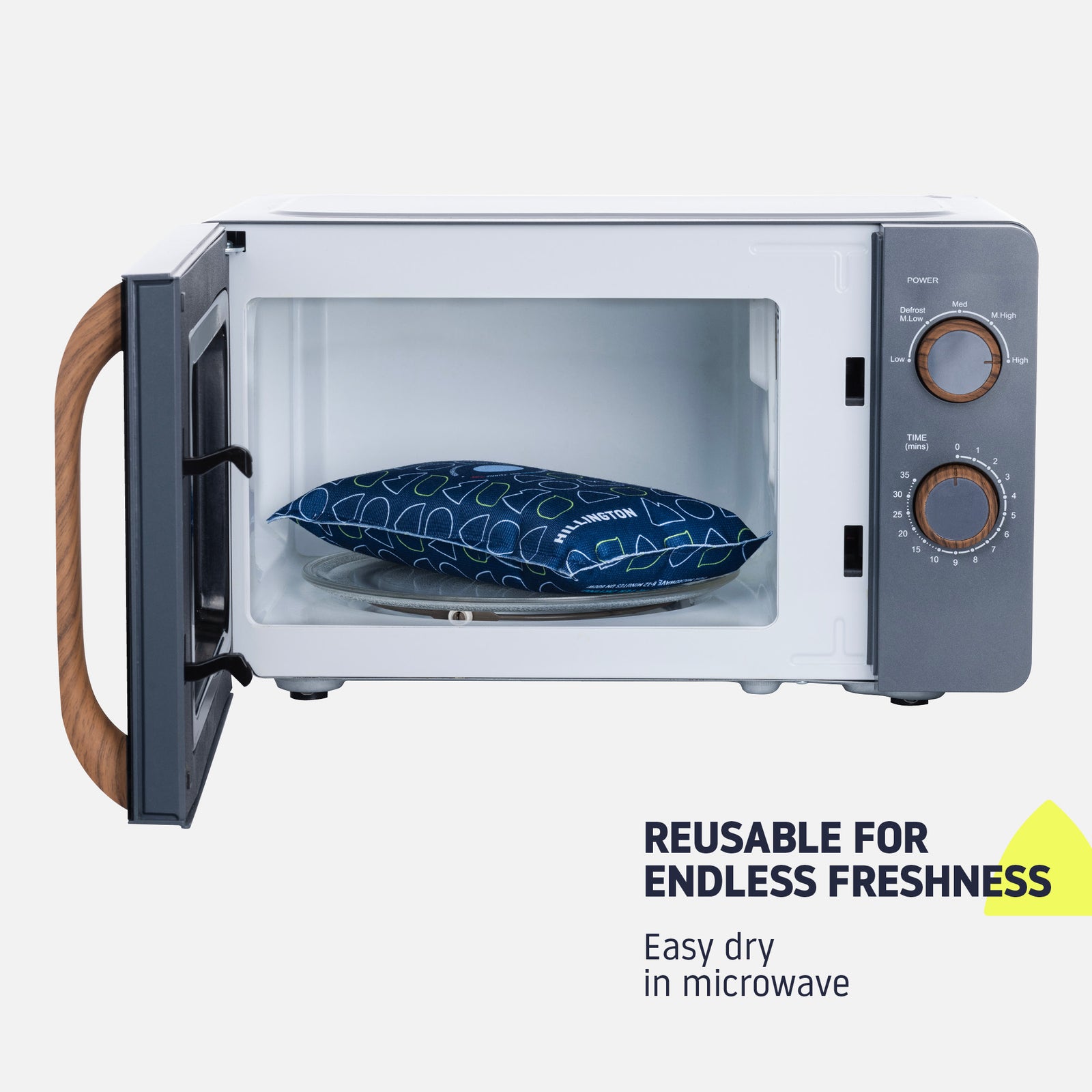 Hillington 1kg Car Dehumidifier Bags 2 Pack Reusable Moisture Absorbers