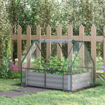 Raised Garden Bed With Greenhouse