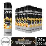Xxl Anti-perspirant Deodorant Body Spray Gold 72h Protection 250ml, 24 Pack | Set of 24