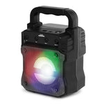 Wicked Gizmos Karaoke Speaker Portable Bluetooth With Led Disco Lights And Mic