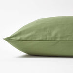 Organic Cotton European Size Pillowcase 400 Tc | 40 x 80cm | Moss Green