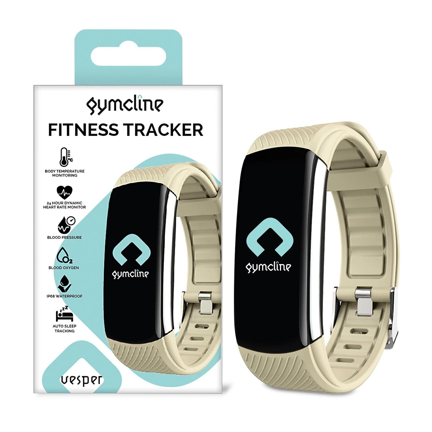 Vesper Fitness Tracker With Body Temperature Monitoring | Cream