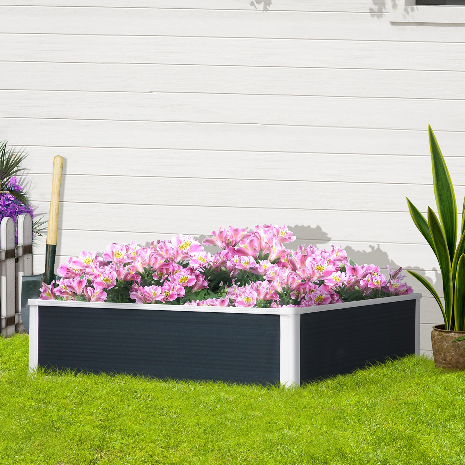 Garden Raised Bed Planter Pot Pp 120x90cm